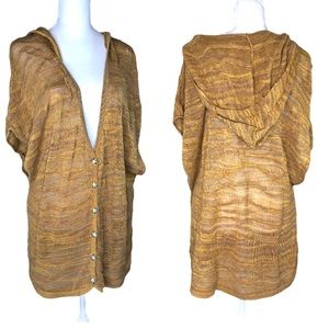 Anthro MOTH Southern Breeze Open Knit Cardigan